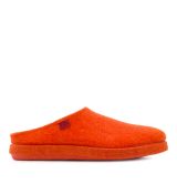 Módne papuče Alpino. Materiál jemná plsť. Oranžové.