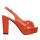 Sandále na platforme. Oranžové.