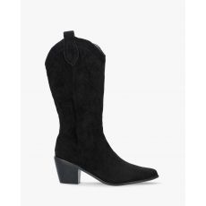 Čižmy v štýle kovboj. Čierne.