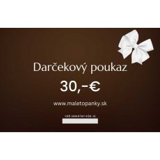 Darčekový poukaz na 30 €