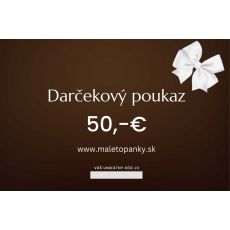 Darčekový poukaz na 50 €