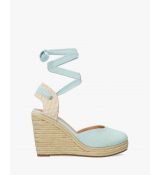 Espadrilky s farebnou šnúrkou. Modré.