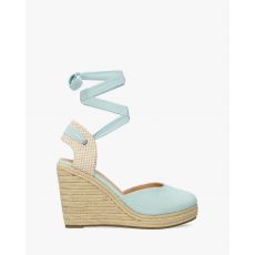 Espadrilky s farebnou šnúrkou. Modré.