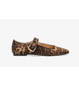 Baleríny Mary Jane s remienkom. Leopard. 33 21,5